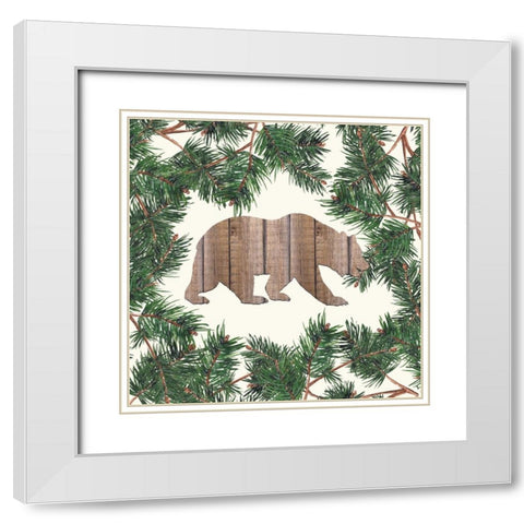 Cozy 2 White Modern Wood Framed Art Print with Double Matting by Allen, Kimberly