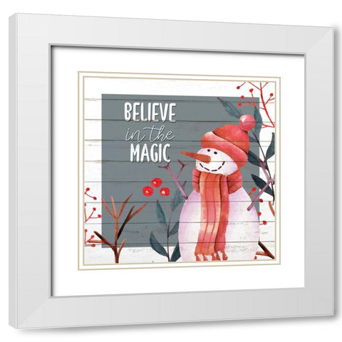 The Magic White Modern Wood Framed Art Print with Double Matting by Allen, Kimberly