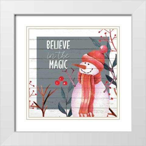 The Magic White Modern Wood Framed Art Print with Double Matting by Allen, Kimberly