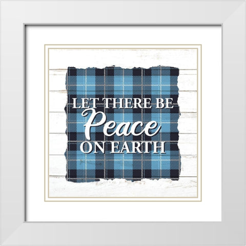 Winter Snow 4 White Modern Wood Framed Art Print with Double Matting by Allen, Kimberly