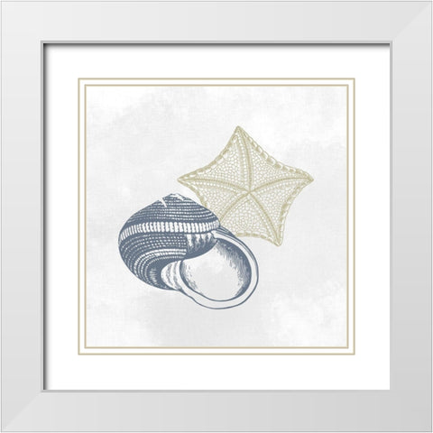 As Free 5 White Modern Wood Framed Art Print with Double Matting by Allen, Kimberly