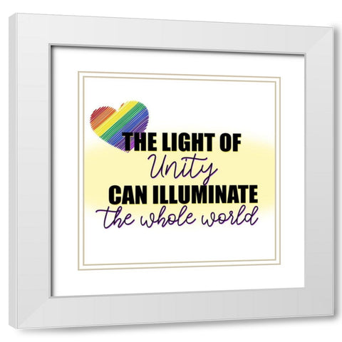 The Light White Modern Wood Framed Art Print with Double Matting by Allen, Kimberly