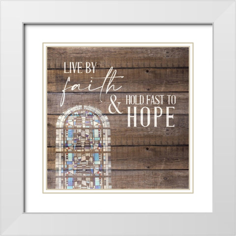 Have Faith 6 White Modern Wood Framed Art Print with Double Matting by Allen, Kimberly
