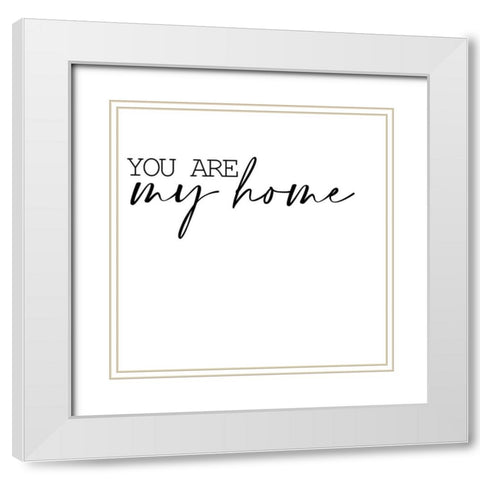 You Are 1 White Modern Wood Framed Art Print with Double Matting by Allen, Kimberly