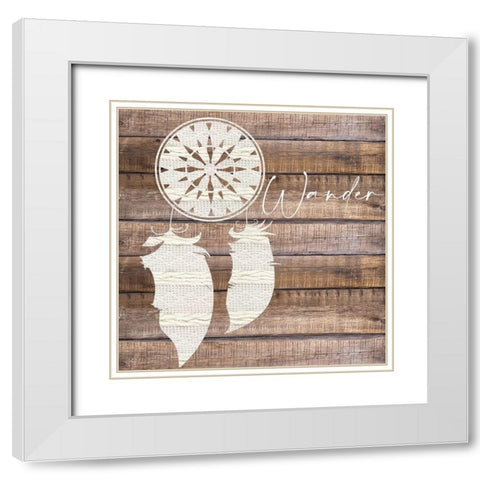 Wild and Free 2 White Modern Wood Framed Art Print with Double Matting by Allen, Kimberly