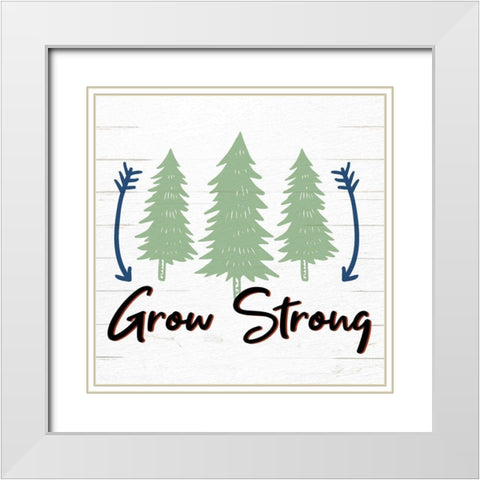 Have Fun 4 White Modern Wood Framed Art Print with Double Matting by Allen, Kimberly