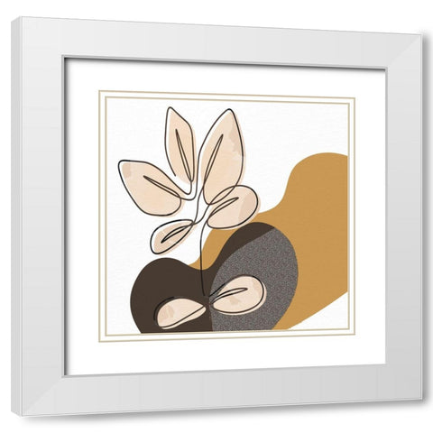 Pressed 1 White Modern Wood Framed Art Print with Double Matting by Allen, Kimberly