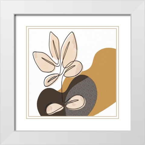 Pressed 1 White Modern Wood Framed Art Print with Double Matting by Allen, Kimberly