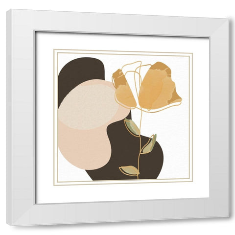 Pressed 2 White Modern Wood Framed Art Print with Double Matting by Allen, Kimberly