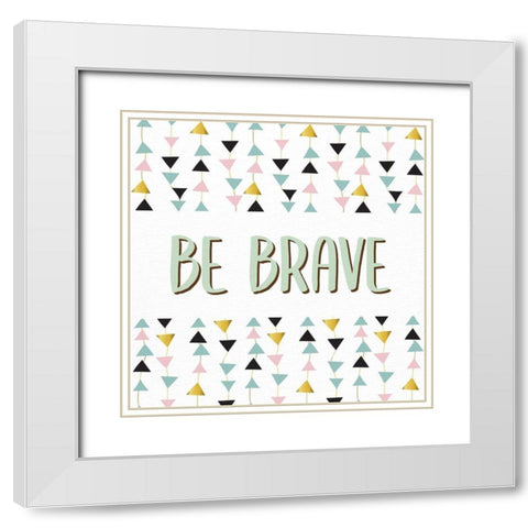 Be Silly 2 White Modern Wood Framed Art Print with Double Matting by Allen, Kimberly