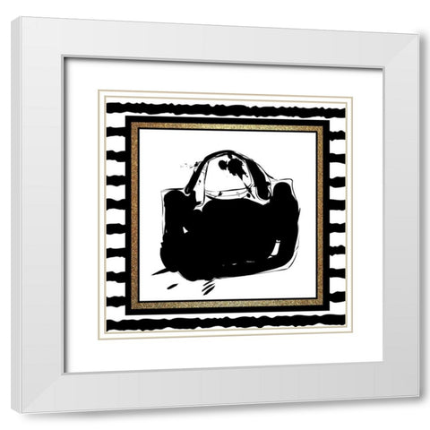 Love Fashion 1 White Modern Wood Framed Art Print with Double Matting by Allen, Kimberly