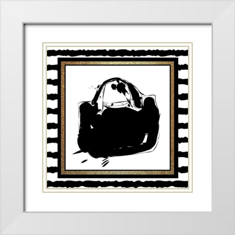 Love Fashion 1 White Modern Wood Framed Art Print with Double Matting by Allen, Kimberly