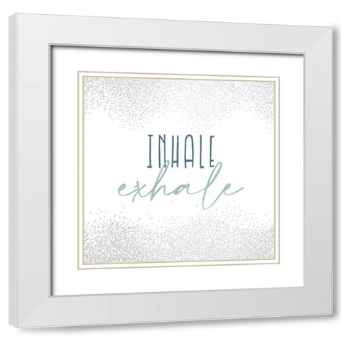 A Place 2 White Modern Wood Framed Art Print with Double Matting by Allen, Kimberly