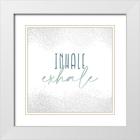 A Place 2 White Modern Wood Framed Art Print with Double Matting by Allen, Kimberly