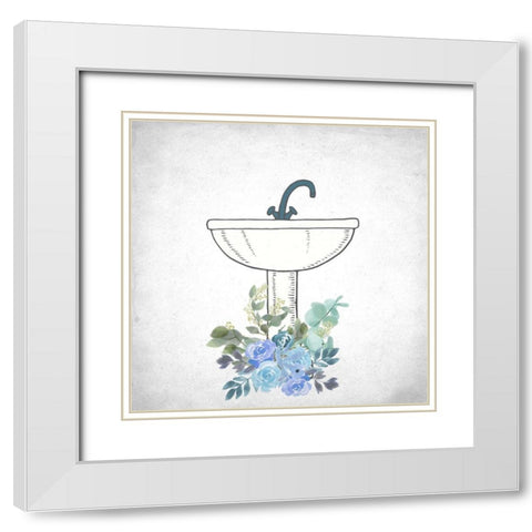 A Place 4 White Modern Wood Framed Art Print with Double Matting by Allen, Kimberly