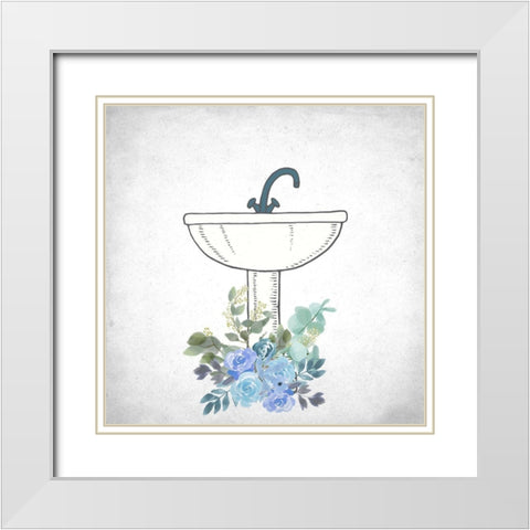 A Place 4 White Modern Wood Framed Art Print with Double Matting by Allen, Kimberly