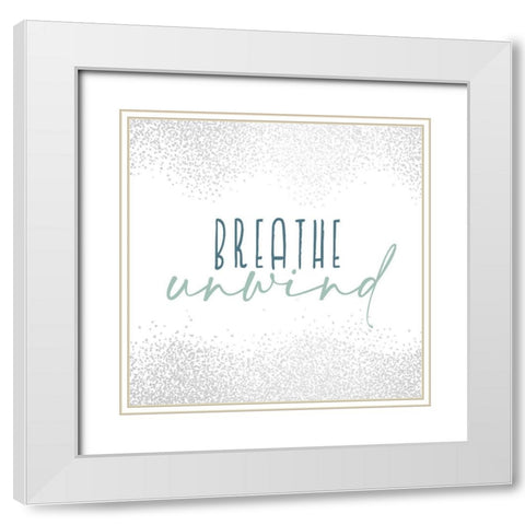 A Place 5 White Modern Wood Framed Art Print with Double Matting by Allen, Kimberly