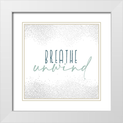 A Place 5 White Modern Wood Framed Art Print with Double Matting by Allen, Kimberly