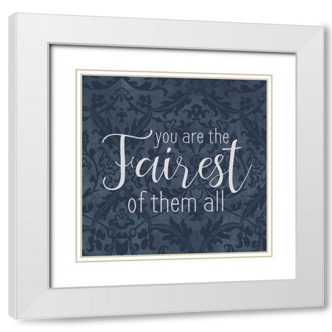 Mirror 3 White Modern Wood Framed Art Print with Double Matting by Allen, Kimberly