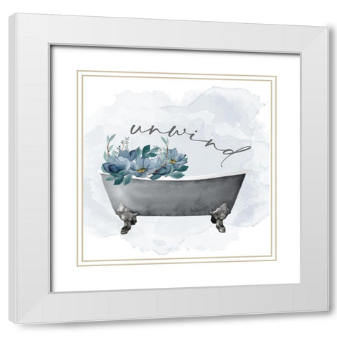 Wash Your 2_v2 White Modern Wood Framed Art Print with Double Matting by Allen, Kimberly