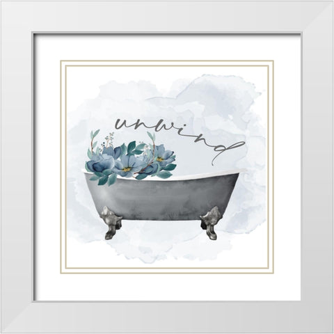 Wash Your 2_v2 White Modern Wood Framed Art Print with Double Matting by Allen, Kimberly
