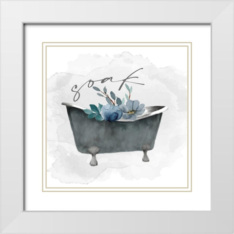 Wash Your 5 White Modern Wood Framed Art Print with Double Matting by Allen, Kimberly