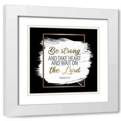 With You 2 White Modern Wood Framed Art Print with Double Matting by Allen, Kimberly