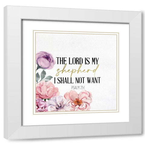 Is My Shepherd 2 White Modern Wood Framed Art Print with Double Matting by Allen, Kimberly