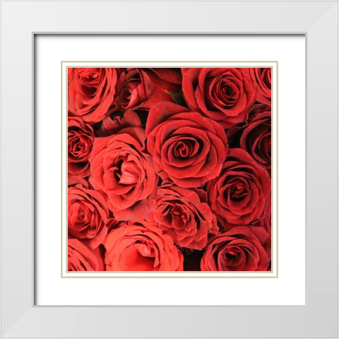 Paris Idea Love 3 White Modern Wood Framed Art Print with Double Matting by Allen, Kimberly