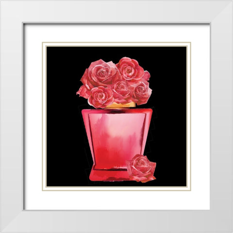 What you Love 2 White Modern Wood Framed Art Print with Double Matting by Allen, Kimberly