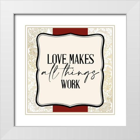 Dont Take 2 White Modern Wood Framed Art Print with Double Matting by Allen, Kimberly
