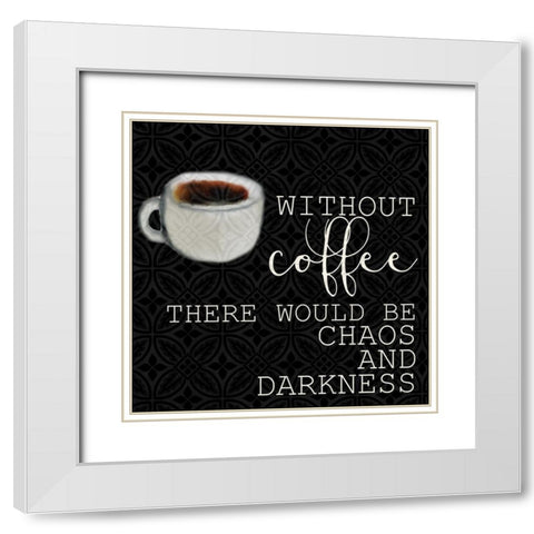 Rise 3 White Modern Wood Framed Art Print with Double Matting by Allen, Kimberly