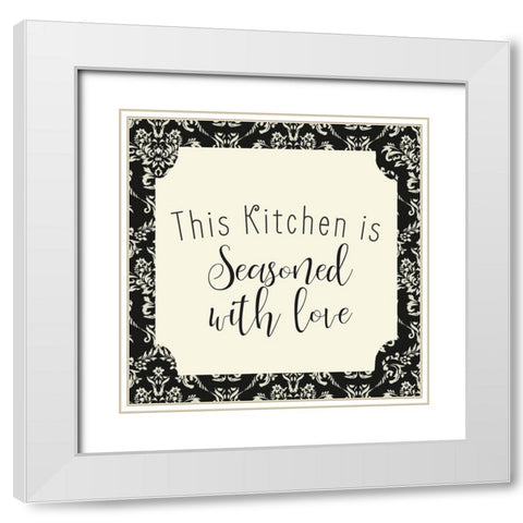 This Kitchen 2 White Modern Wood Framed Art Print with Double Matting by Allen, Kimberly