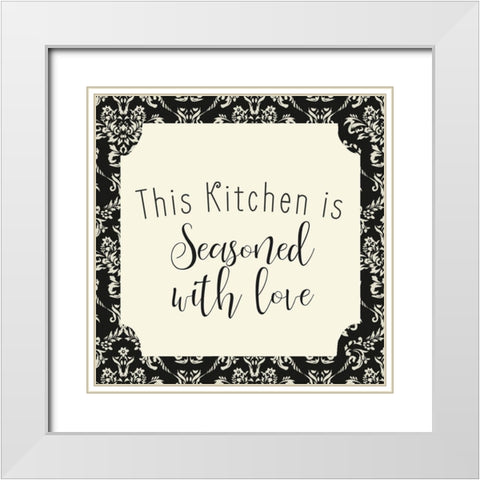 This Kitchen 2 White Modern Wood Framed Art Print with Double Matting by Allen, Kimberly