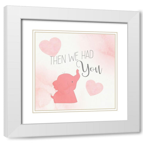 Perfect 3 V2 White Modern Wood Framed Art Print with Double Matting by Allen, Kimberly