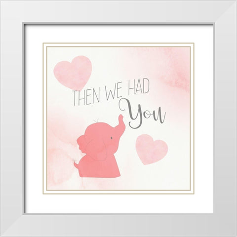 Perfect 3 V2 White Modern Wood Framed Art Print with Double Matting by Allen, Kimberly