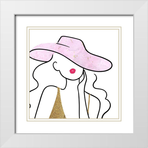 Amazing Beautiful 3 White Modern Wood Framed Art Print with Double Matting by Allen, Kimberly