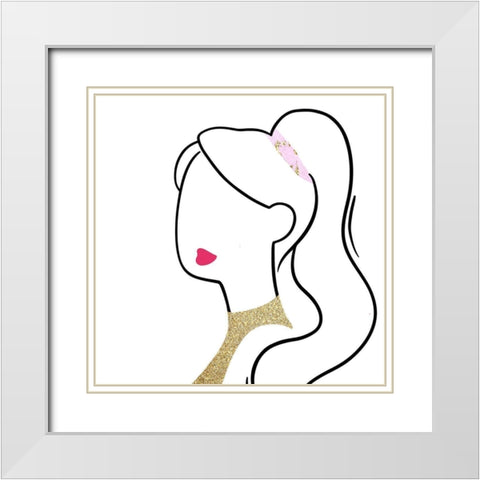 Amazing Beautiful 4 White Modern Wood Framed Art Print with Double Matting by Allen, Kimberly