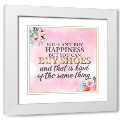 Elegance 3 White Modern Wood Framed Art Print with Double Matting by Allen, Kimberly