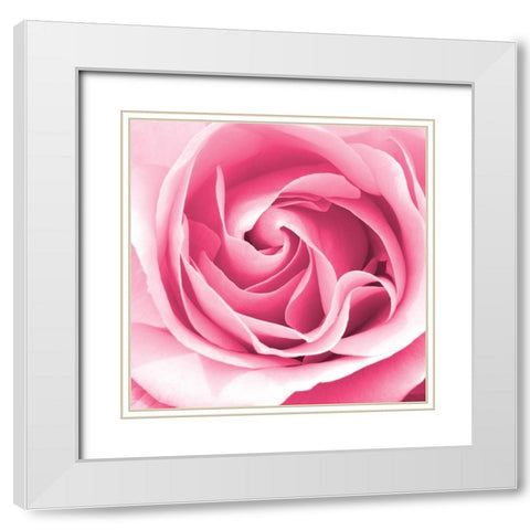 In Paris Hearts 2 White Modern Wood Framed Art Print with Double Matting by Allen, Kimberly