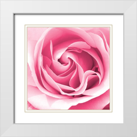 In Paris Hearts 2 White Modern Wood Framed Art Print with Double Matting by Allen, Kimberly