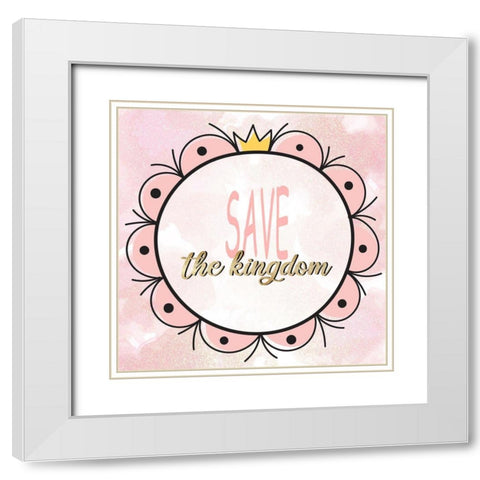 Mirror Mirror 3 White Modern Wood Framed Art Print with Double Matting by Allen, Kimberly