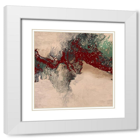 Mood 2 White Modern Wood Framed Art Print with Double Matting by Allen, Kimberly