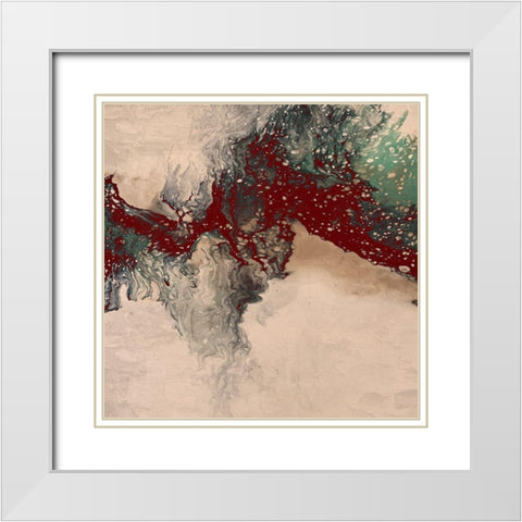 Mood 2 White Modern Wood Framed Art Print with Double Matting by Allen, Kimberly