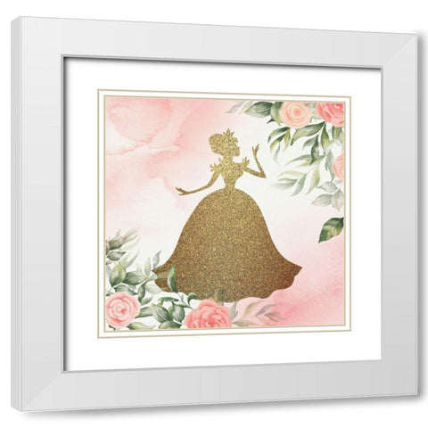 You Are Beautiful 1 White Modern Wood Framed Art Print with Double Matting by Allen, Kimberly