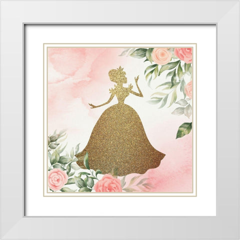 You Are Beautiful 1 White Modern Wood Framed Art Print with Double Matting by Allen, Kimberly