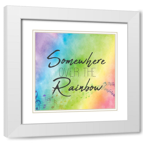 Somewhere 1 White Modern Wood Framed Art Print with Double Matting by Allen, Kimberly