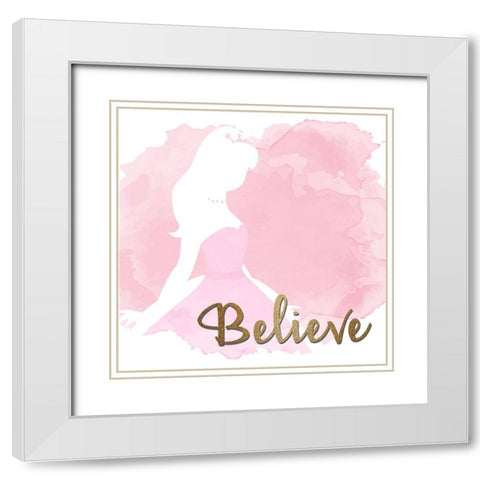 A Dream Your Heart 2 White Modern Wood Framed Art Print with Double Matting by Allen, Kimberly
