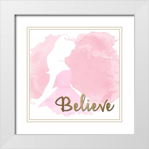 A Dream Your Heart 2 White Modern Wood Framed Art Print with Double Matting by Allen, Kimberly