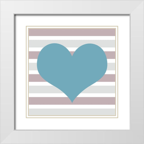 Fairytale Princess 3 White Modern Wood Framed Art Print with Double Matting by Allen, Kimberly